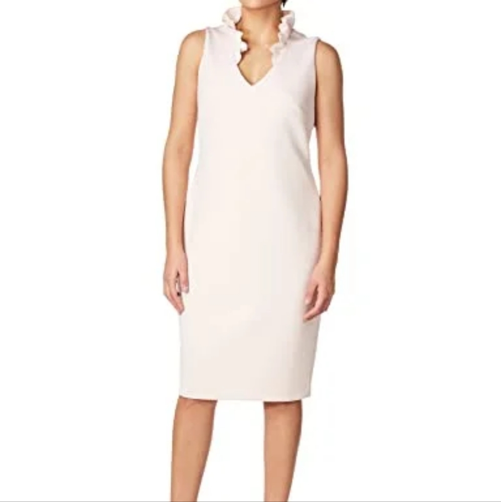 Calvin Klein Women's Sleeveless Fitted Cocktail Sheath Dress